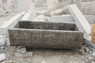 Ancient stone carving aquarium, Ancient stone carving flowerpot YG562