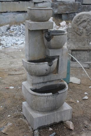 Ancient stone carving aquarium, Ancient stone carving flowerpot YG563