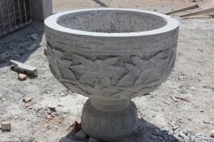 Ancient stone carving aquarium, Ancient stone carving flowerpot YG565