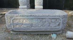 Ancient stone carving aquarium, Ancient stone carving flowerpot YG575