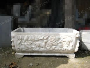 Ancient stone carving aquarium, Ancient stone carving flowerpot YG601