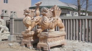 Animal stone carving , Animal sculpture ,stone hikyuu sculpture - PX004