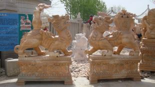 Animal stone carving , Animal sculpture ,stone hikyuu sculpture - PX007
