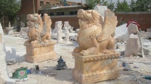 Animal stone carving , Animal sculpture ,stone hikyuu sculpture - PX011