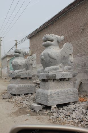 Animal stone carving , Animal sculpture ,stone hikyuu sculpture - PX018