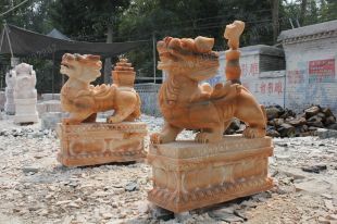 Animal stone carving , Animal sculpture ,stone hikyuu sculpture - PX019