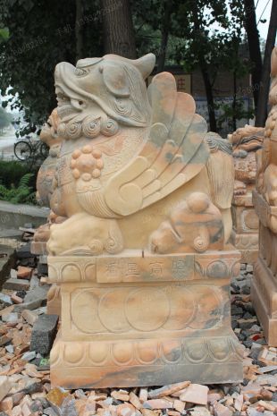 Animal stone carving , Animal sculpture ,stone hikyuu sculpture - PX023