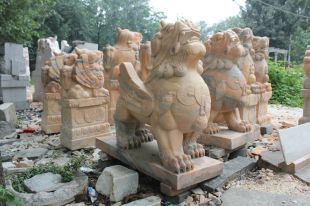 Animal stone carving , Animal sculpture ,stone hikyuu sculpture - PX024