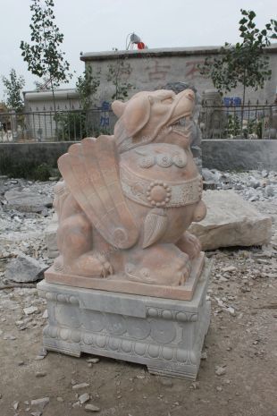 Animal stone carving , Animal sculpture ,stone hikyuu sculpture - PX027