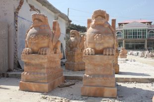 Animal stone carving , Animal sculpture ,stone hikyuu sculpture - PX031