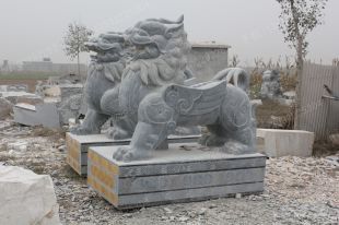 Animal stone carving , Animal sculpture ,stone hikyuu sculpture - PX032
