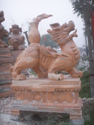 Animal stone carving , Animal sculpture ,stone hikyuu sculpture - PX034