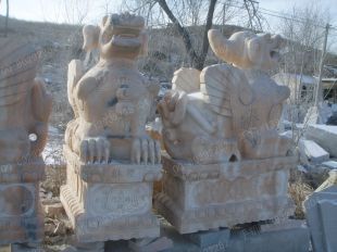 Animal stone carving , Animal sculpture ,stone hikyuu sculpture - PX036