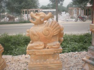 Animal stone carving , Animal sculpture ,stone hikyuu sculpture - PX043