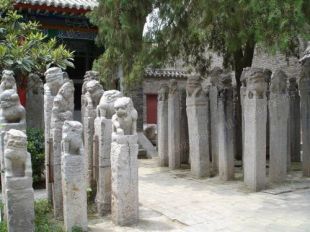 曲阳仿古拴马桩 石雕拴马桩 石狮子拴马桩 拴马桩图片 拴马桩价格 西安拴马桩-SMZ108