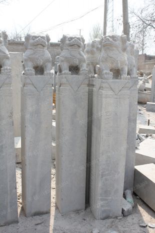 曲阳仿古拴马桩 石雕拴马桩 石狮子拴马桩 拴马桩图片 拴马桩价格 西安拴马桩-SMZ127