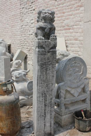 曲阳仿古拴马桩 石雕拴马桩 石狮子拴马桩 拴马桩图片 拴马桩价格 西安拴马桩-SMZ128