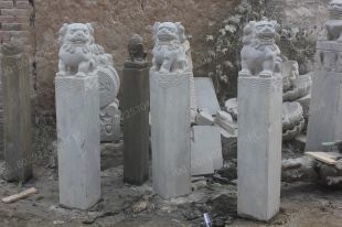 曲阳仿古拴马桩 石雕拴马桩 石狮子拴马桩 拴马桩图片 拴马桩价格 西安拴马桩-SMZ147
