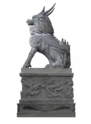 Animal stone carving , Animal sculpture ,stone Kylin - QL009