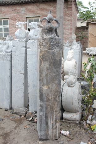 曲阳仿古拴马桩 石雕拴马桩 四方神拴马桩 青龙白虎朱雀玄武拴马桩 拴马桩图片 拴马桩价格-SMZ170