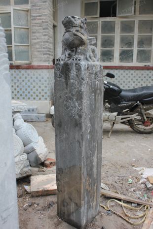 曲阳仿古拴马桩 石雕拴马桩 四方神拴马桩 青龙白虎朱雀玄武拴马桩 拴马桩图片 拴马桩价格-SMZ172