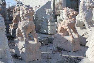Animal stone carving , Animal sculpture ,stone Kylin - QL129