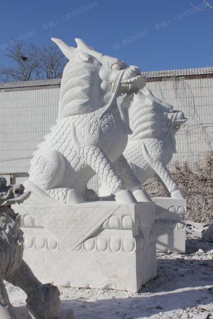 Animal stone carving , Animal sculpture ,stone Kylin - QL130