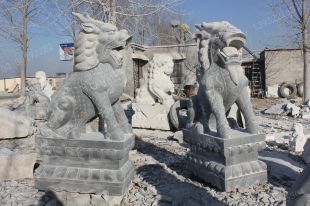 Animal stone carving , Animal sculpture ,stone Kylin - QL132