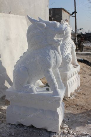 Animal stone carving , Animal sculpture ,stone Kylin - QL134
