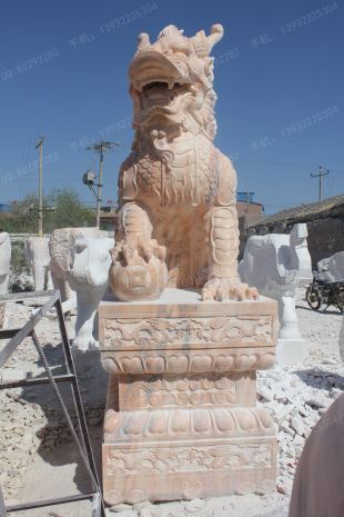 Animal stone carving , Animal sculpture ,stone Kylin - QL140