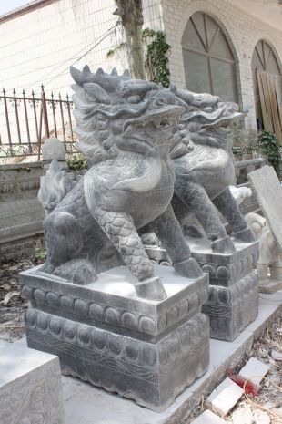Animal stone carving , Animal sculpture ,stone Kylin - QL144