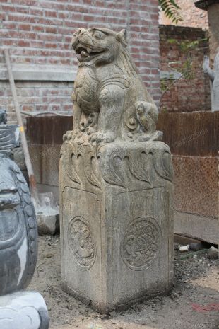曲阳仿古拴马桩 石雕拴马桩 四方神拴马桩 青龙白虎朱雀玄武拴马桩 拴马桩图片 拴马桩价格-SMZ186