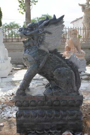 Animal stone carving , Animal sculpture ,stone Kylin - QL153