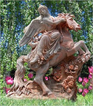 animal horse sculpture, stone animal sculpture, marble animal horse sculpture -DW006