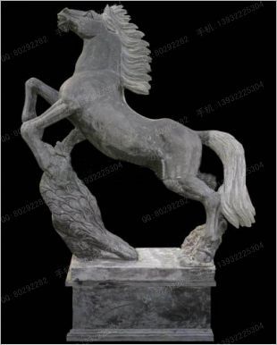 animal horse sculpture, stone animal sculpture, marble animal horse sculpture-DW009