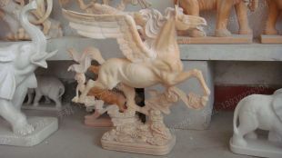 animal horse sculpture, stone animal sculpture, marble animal horse sculpture DW016