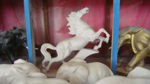 animal horse sculpture, stone animal sculpture, marble animal horse sculpture DW021