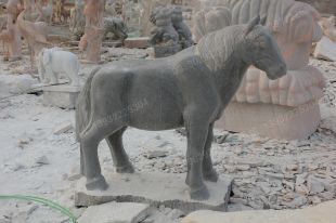 animal horse sculpture, stone animal sculpture, marble animal horse sculpture DW026