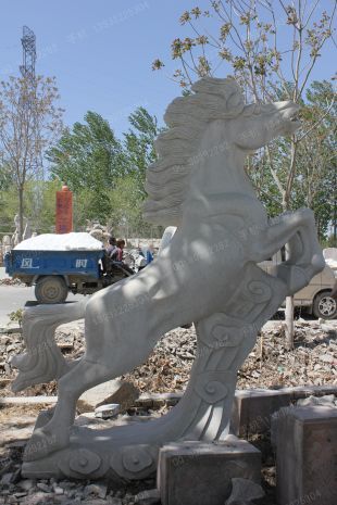 animal horse sculpture, stone animal sculpture, marble animal horse sculpture DW034