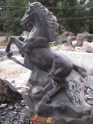 animal horse sculpture, stone animal sculpture, marble animal horse sculpture DW041
