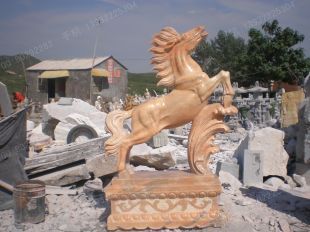 animal horse sculpture, stone animal sculpture, marble animal horse sculpture DW042
