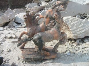 animal horse sculpture, stone animal sculpture, marble animal horse sculpture DW051