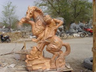 animal horse sculpture, stone animal sculpture, marble animal horse sculpture DW053