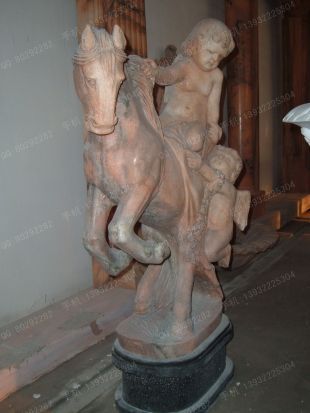 animal horse sculpture, stone animal sculpture, marble animal horse sculpture DW054