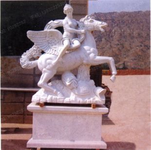 animal horse sculpture, stone animal sculpture, marble animal horse sculpture DW061