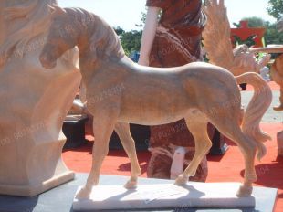 animal horse sculpture, stone animal sculpture, marble animal horse sculpture DW069