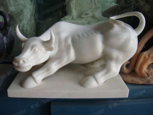 animal cattle sculpture, stone animal sculpture, marble animal sculpture DW078
