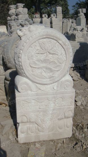 Archaize stone carving MenDun/Archaize sculpture/Archaize white marble sculpture - MD433