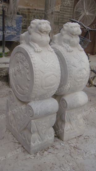 Archaize stone carving MenDun/Archaize sculpture/Archaize white marble sculpture - MD438