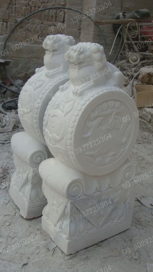 Archaize stone carving MenDun/Archaize sculpture/Archaize white marble sculpture - MD439